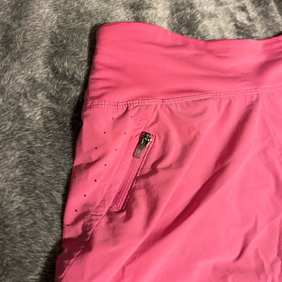 neon pink nike womens running shorts size small - Picture 4 of 4